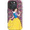 Disney Snow White Character with Floral Pattern iPhone 16 Pro Impact Case